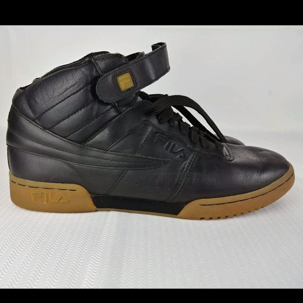 Fila Technical F-13 Mid top Black Gum Sole Shoes